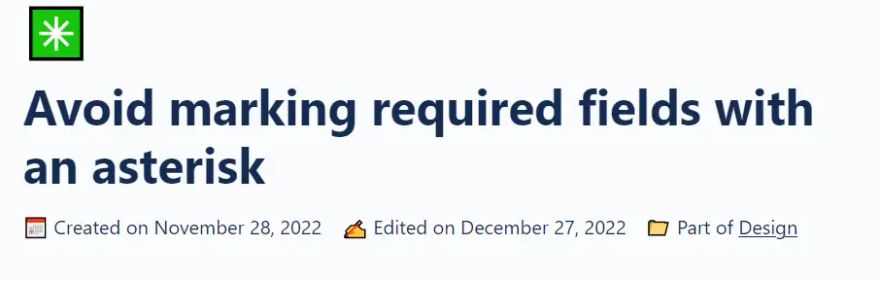 Post header where default emojis are used